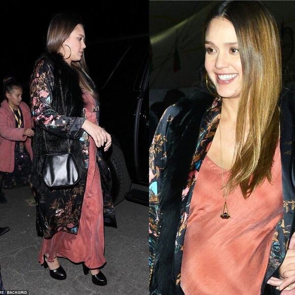 Hatch Ricky Maternity Slip Dress Size 2 in Pink - Picture 8 of 15